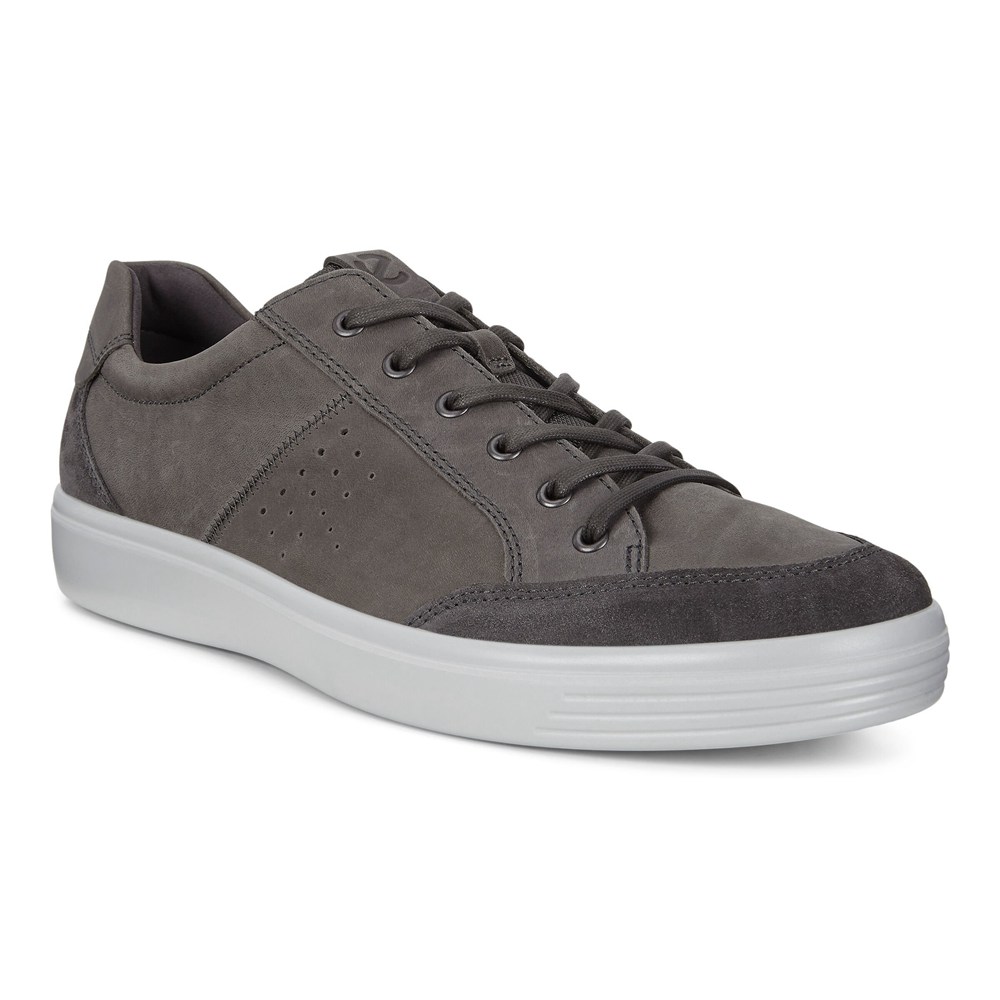 Tenis Hombre - ECCO Soft Classic - Grises Oscuro - UJK245968